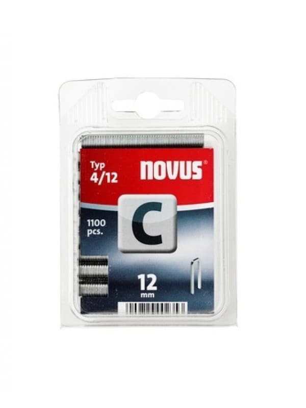 Novus Klamerice Tip C 4/12 12mm 1100kom, 0420389