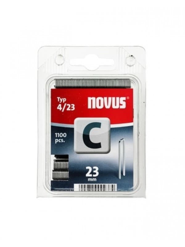 Novus Klamerice Tip C 4/23 23mm 1100kom, 0420392