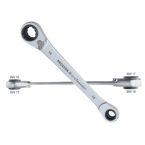 Proxxon Čegrtaljka-cetvorostruki MicroSpeeder, 10-13-17-19 mm