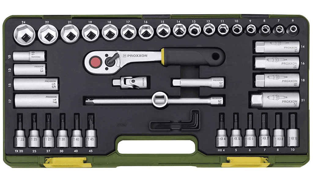 Proxxon Kompaktni set, 3/8“ (47-delni)