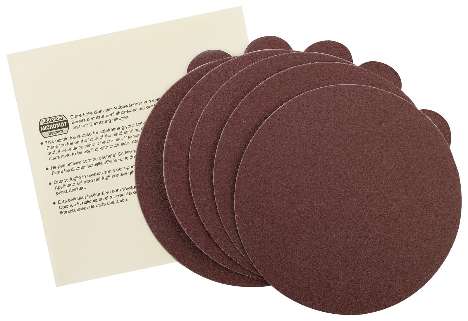 Proxxon Samolepljivi brusni papiri od belog korunda za TG 125/E, P150