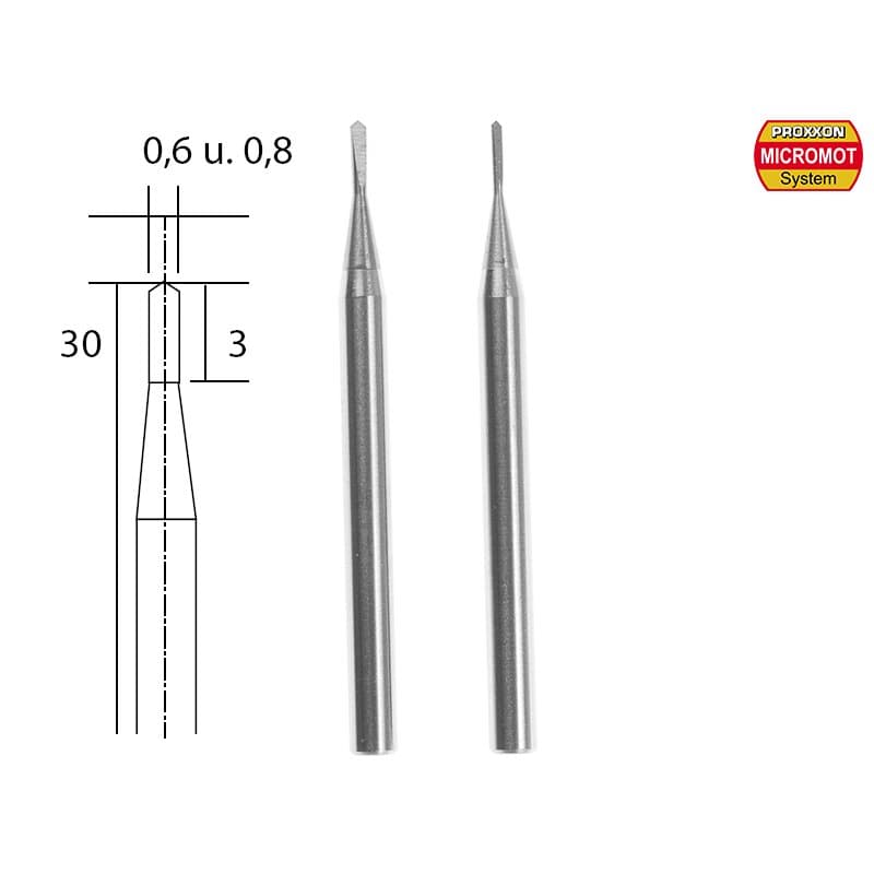 Proxxon Burgija 0.6+0.8mm, 28321