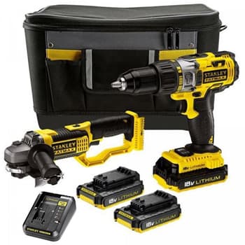 Stanley set akumulatorskog alata Stanley FMCK464C2 , FatMax, 2x2.0Ah, FMC625 + FMC761 