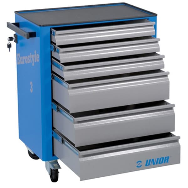 Unior 940000 Kolica za alat "EUROSTYLE" sa 6 fioka, 760, 608544