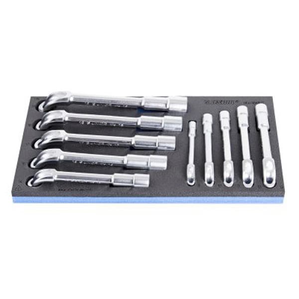 Unior 964/18ASOS Ključevi lulasti, dvostrani u SOS ulošku za alat, 8 - 19/10, 621073