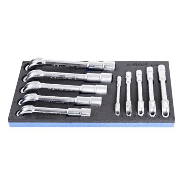 Unior 964/18BSOS Ključevi lulasti dvostrani u SOS ulošku za alat, 8 - 19/10, 621074