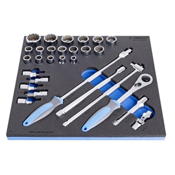 Unior 964/19S12SOS Nasadni ključevi 1/2", dvanaestougaoni u SOS ulošku za alat, /29, 621186