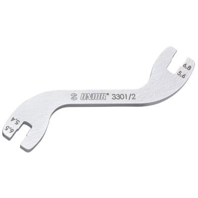 Unior 3301/2 Alat za zatezanje žica točka, 5,4 x 5,6 x 6,5 x 6,8, 623186