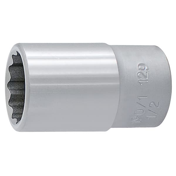 Unior 190/1 12p Ključ nasadni, prihvat 1/2", dvanaestougaoni, 1.1/4", 609382