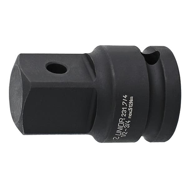 Unior 231.7/4 Adapter IMPACT, prihvat 1/2", 1/2" - 3/8", 612120