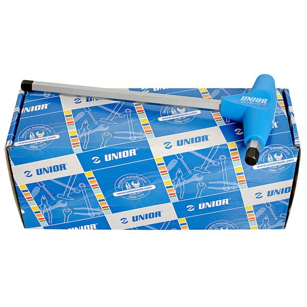 Unior 193HXCB Ključevi imbus sa T-ručicom, dvostrani, u kartonskoj kutiji, 2,5 - 10/10, 608879