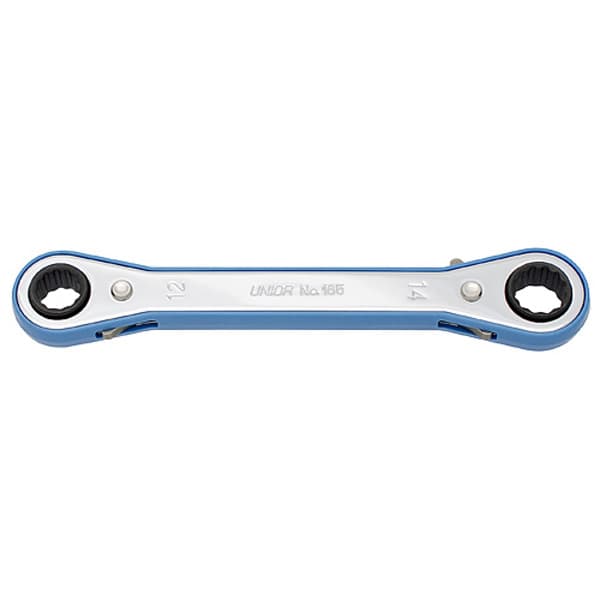 Unior 165 Ključ okasti sa čegrtaljkom, 618770, 3/8" x 7/16"