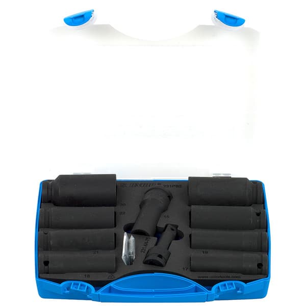 Unior 231/4PB2 Ključevi nasadni IMPACT, prihvat 1/2", u plastičnoj kutiji, 15 - 30/12, 612507