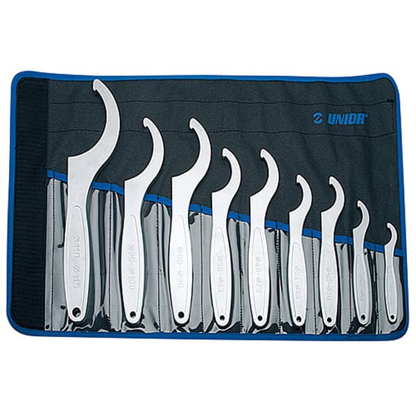 Unior 255/2CT Ključevi kukasti u torbici, /9, 615156