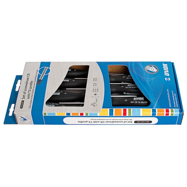 Unior 621CS7CR Odvijači CR sa TX profilom u garnituri, /7, 617031