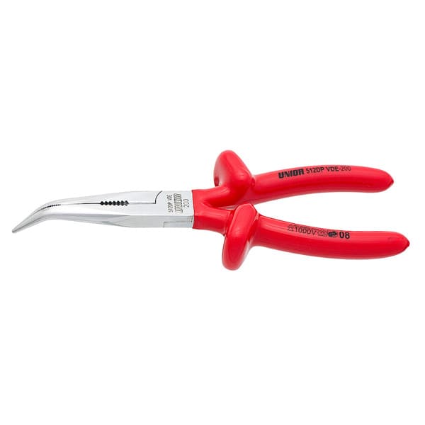 Unior 512/1VDEDP Klešta špicasta savijena, izolovana, 200, 619192