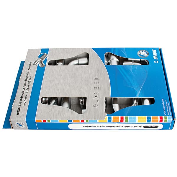 Unior 177CS11 Ključevi lulasti, dvostrani, dvanaestougaoni u kartonskoj kutiji, 8 - 24/11, 620584