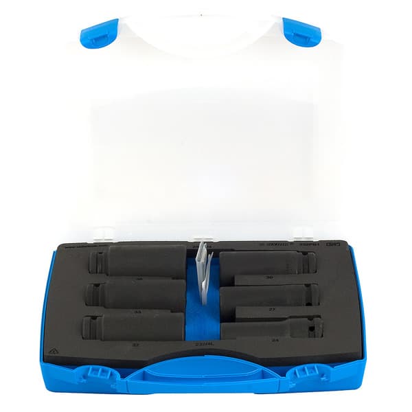 Unior 232PB1 Ključevi IMPACT, dugi, prihvat 3/4", u plastičnoj kutiji, 7, 621459