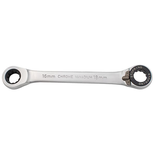 Unior 170/2 Ključ okasti sa čegrtaljkom, 17 x 19, 622859