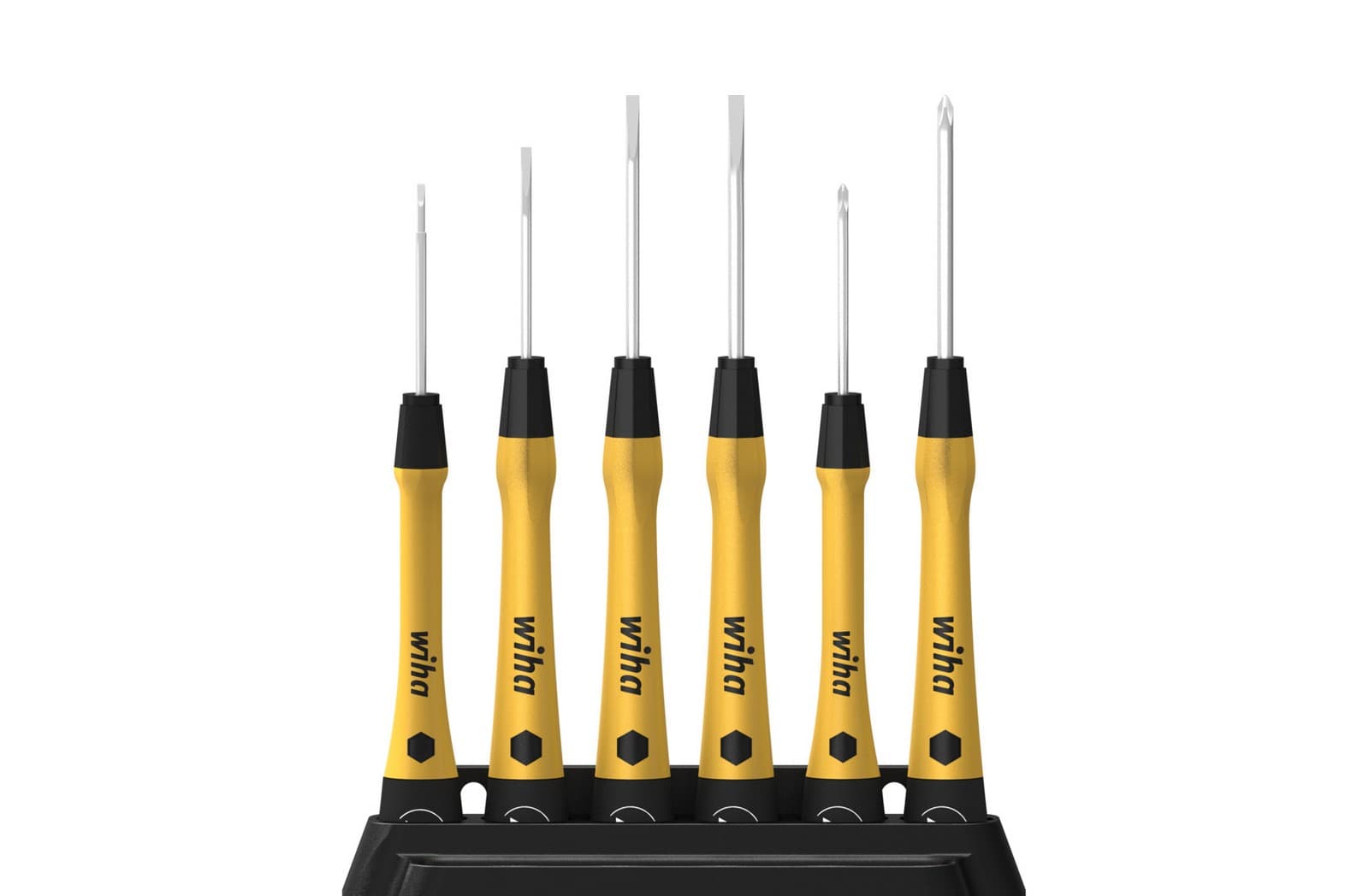 Wiha 43707 set preciznih odvijača Picofinish® ESD SL, Phillips, 7 delova, sa držačem