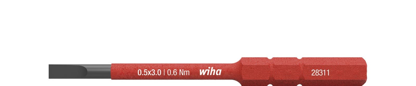 Wiha 34579 slimBit električarski bit, SL, 3mm
