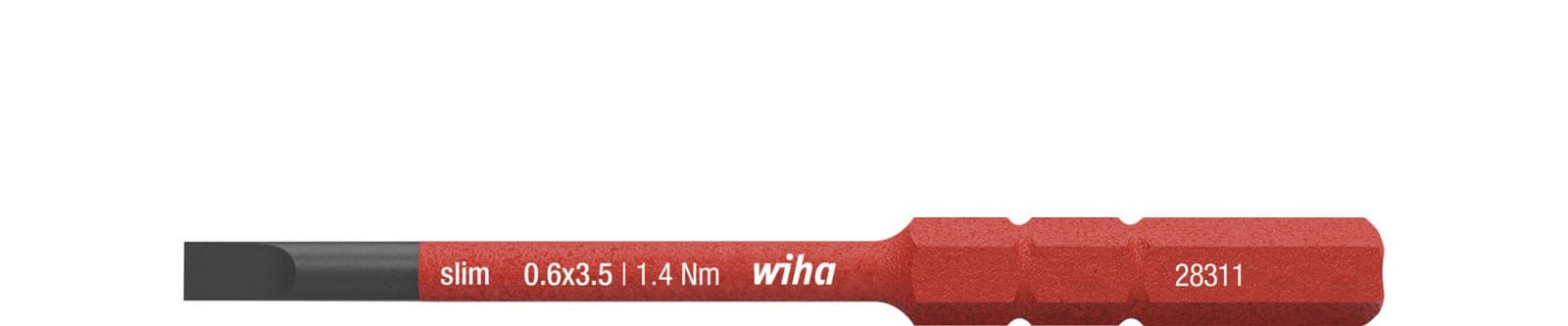 Wiha 41159 slimBit električarski bit, SL, 3.5mm