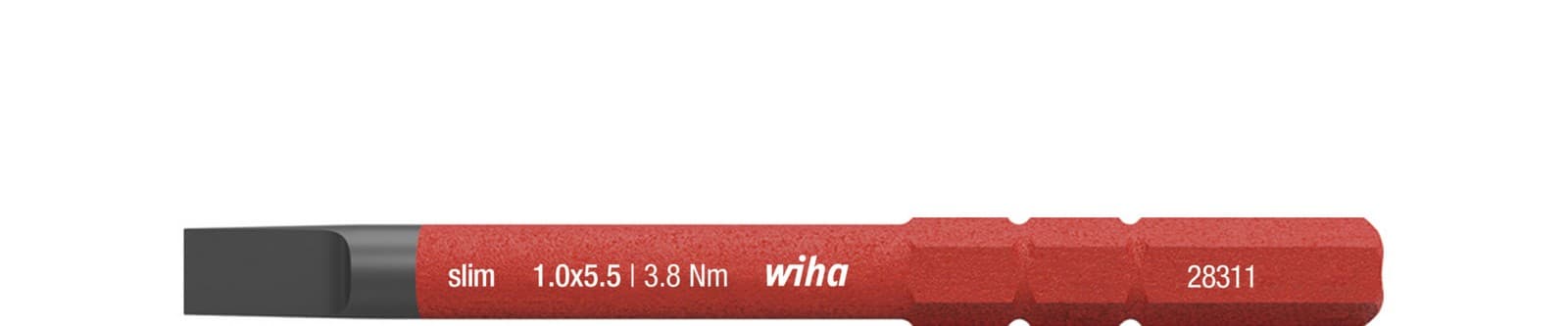 Wiha 34581 slimBit električarski bit, SL, 5.5mm
