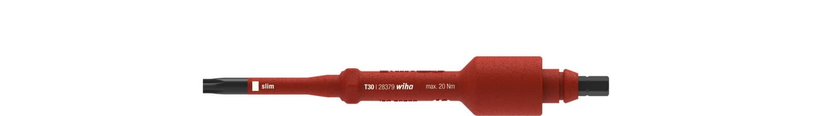 Wiha 38935 Izmenljivi VDE nastavak Torx® za moment odvijač sa t-ručkom, T30