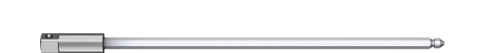 Wiha 26229 Izmenjivi nastavak unutrašnji kvadrat za moment odvijač sa dugom ručkom, 1/4"