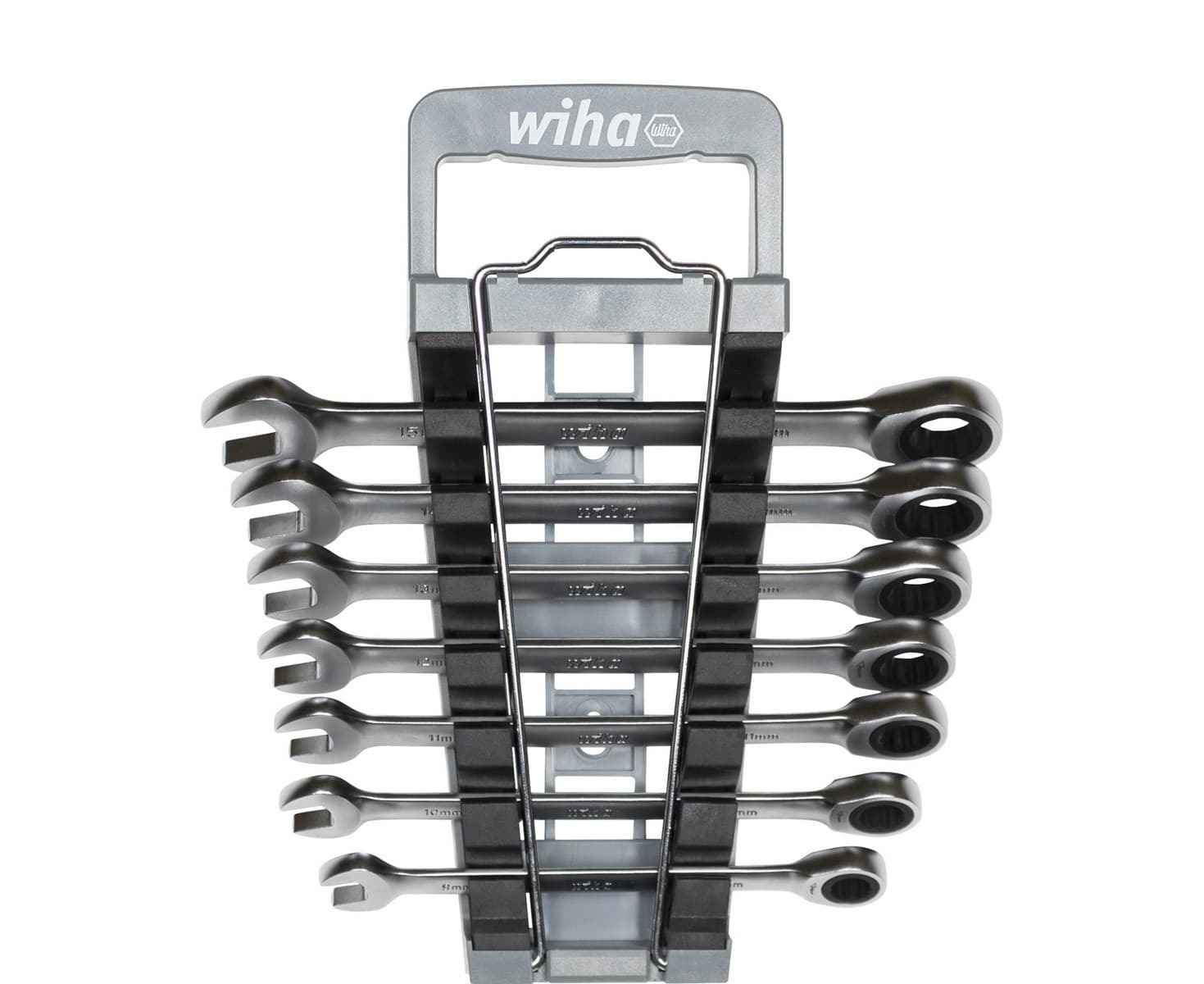 Wiha 44664 set viljuškasto-okastih ključeva, 8 delova, sa držačem