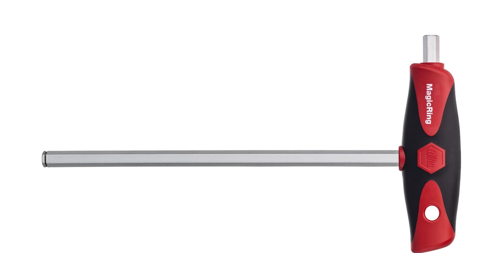 Wiha 26138 imbus sa T ručkom ComfortGrip šestougaoni MagicRing®, mat hromirani, 6 mm