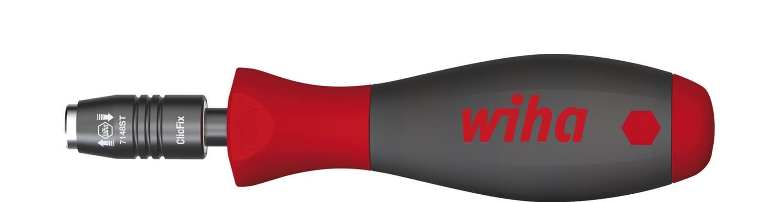 Wiha 40331 Odvijač sa SoftFinish® CentroFixs nosačem bitova, mehaničko zaključavanje 1/4"