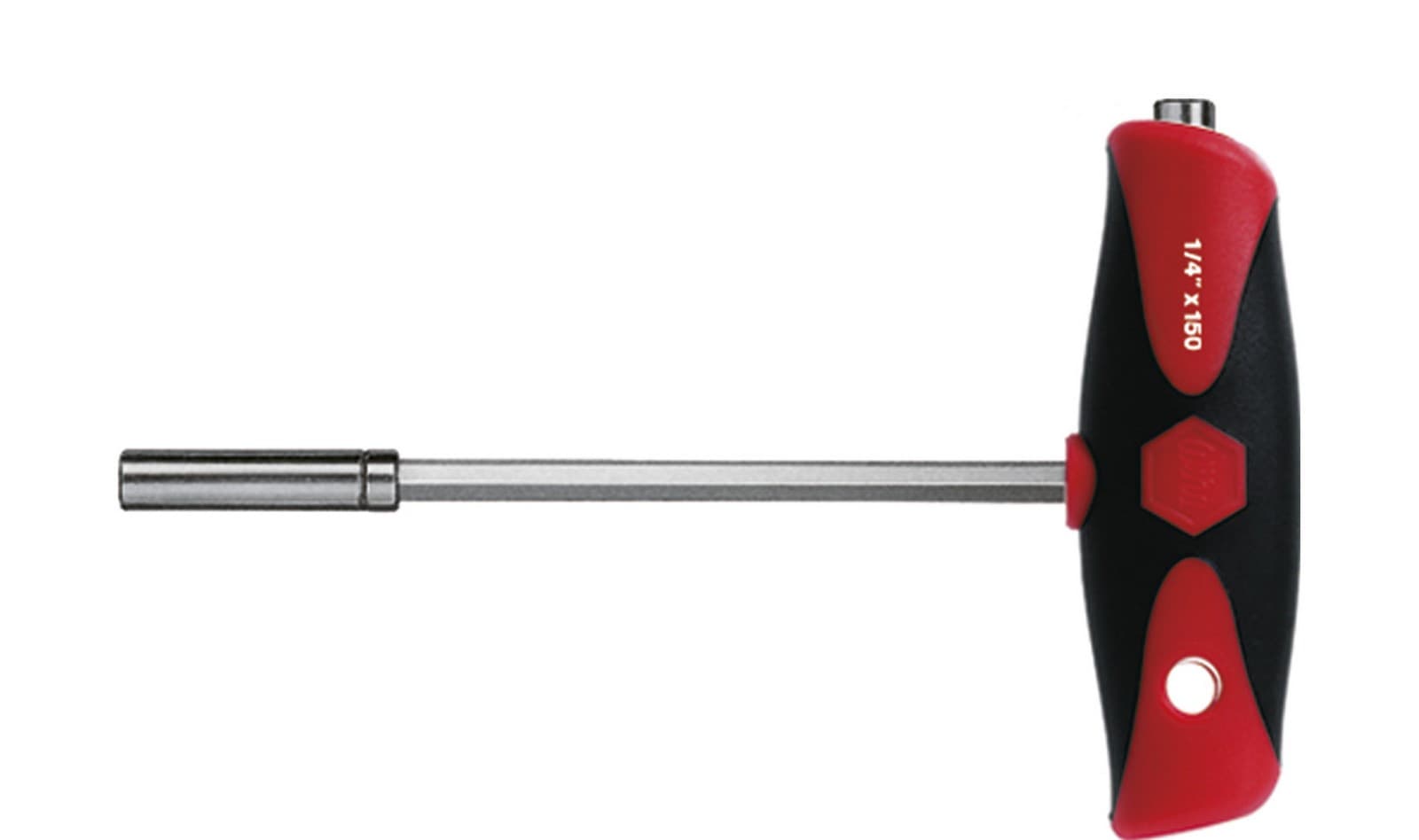 Wiha 26179 Odvijač sa T-ručkom i dva držača bitova ComfortGrip magnetni 1/4"