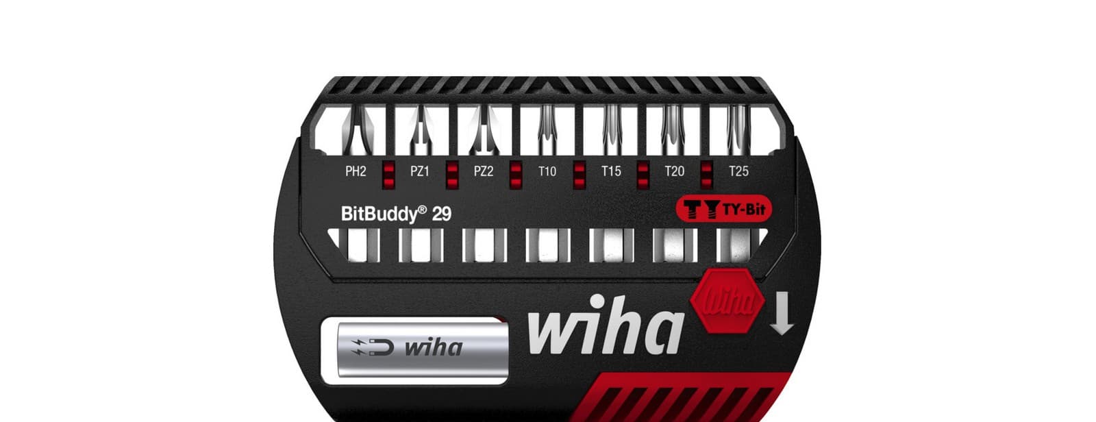 Wiha 42138 BitBuddy® TY set bitova, 29 mm Phillips, Pozidriv, Torx®, 9 delova 1/4"