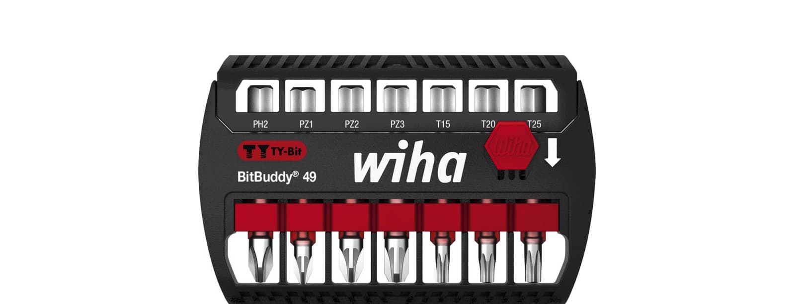 Wiha 42116 BitBuddy® TY set bitova, 49 mm, 1/4", 8 delova