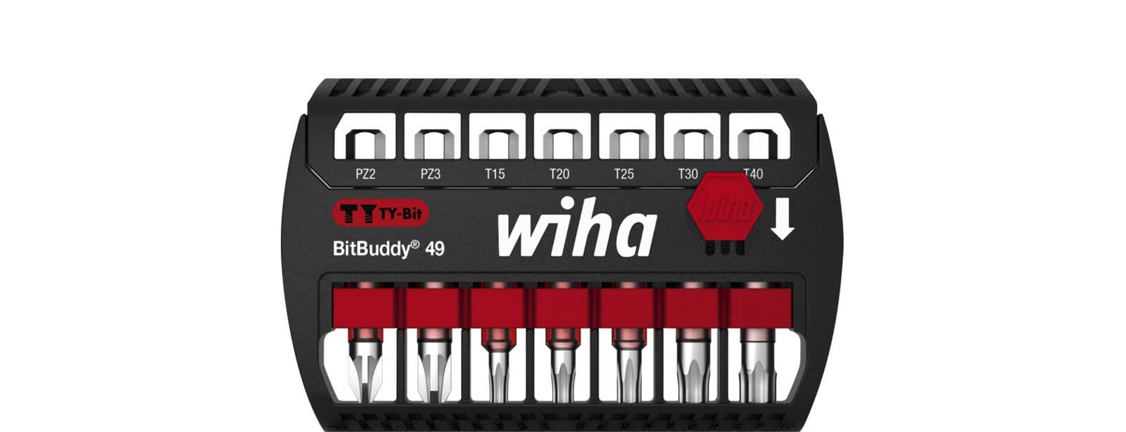 Wiha 42118 BitBuddy® TY set bitova, 49 mm Pozidriv, Torx® 8 delova, 1/4"