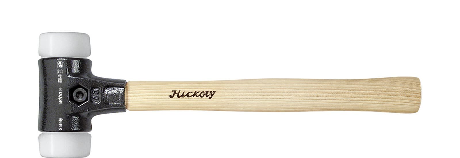 Wiha 26648 Gumeni čekić Safety srednje meki / jako tvrdi, 80 mm