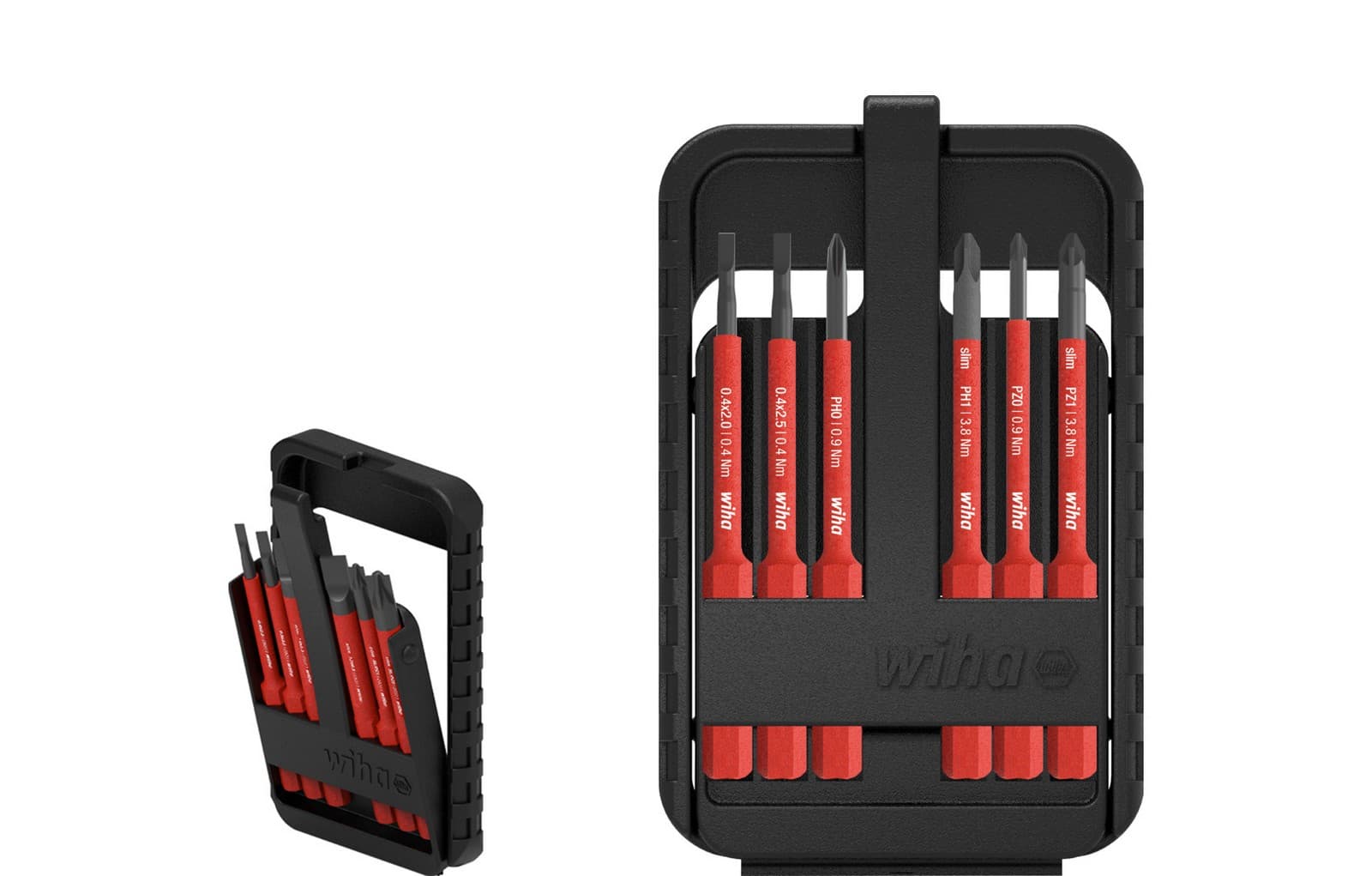 Wiha 43160 set bitova slimBit VDE, Phillips, Pozidriv 6 delova, sa kutijom