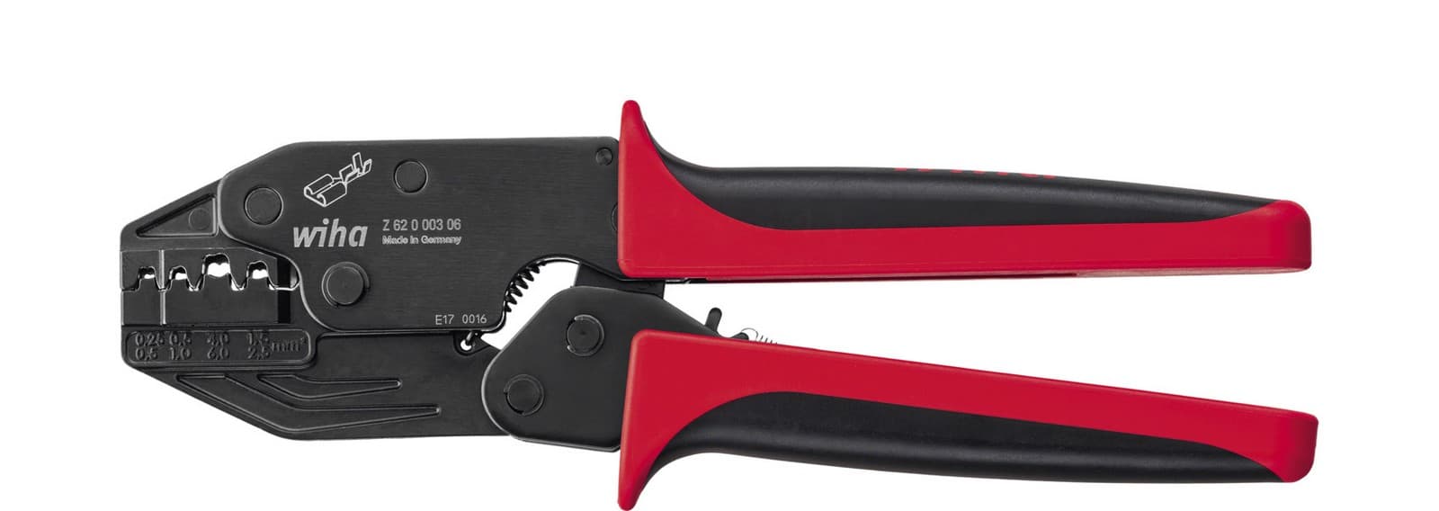 Wiha 10403 alat za prešanje za neizolovane kablovske kontakte, 220 mm (W 33842)