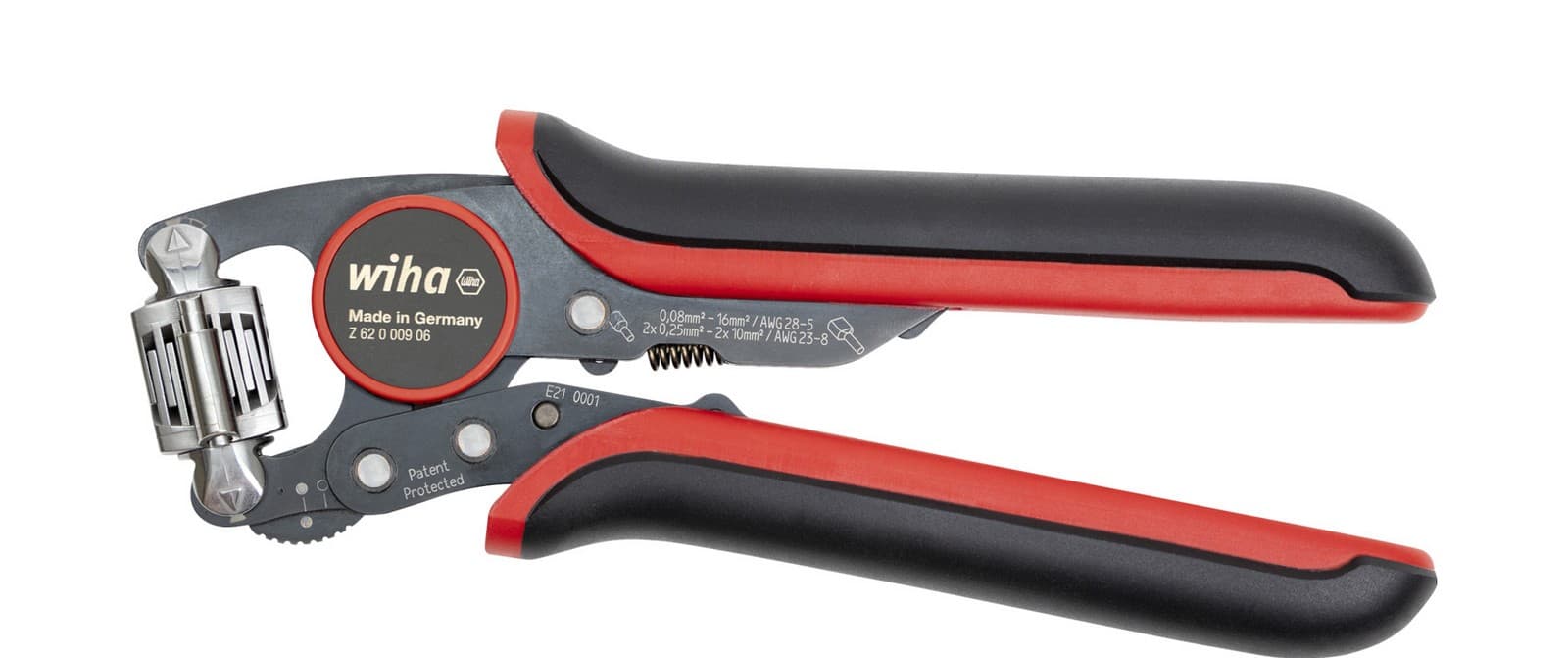 Wiha 45223 automatska krimp klešta, kvadratno krimpovanje, 193 mm