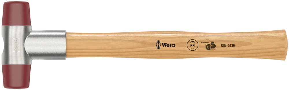 Wera 102 Meki čekić sa uretanskom glavom, # 2 x 28 mm, 05000510001