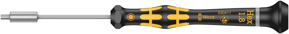 Wera 1569 ESD nasadni odvijač Kraftform Micro, 1.8 x 60 mm, 05030411001