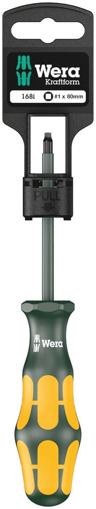 Wera 168 I VDE kvadratni izolovani odvijač, # 1 x 80 mm, 05100024001
