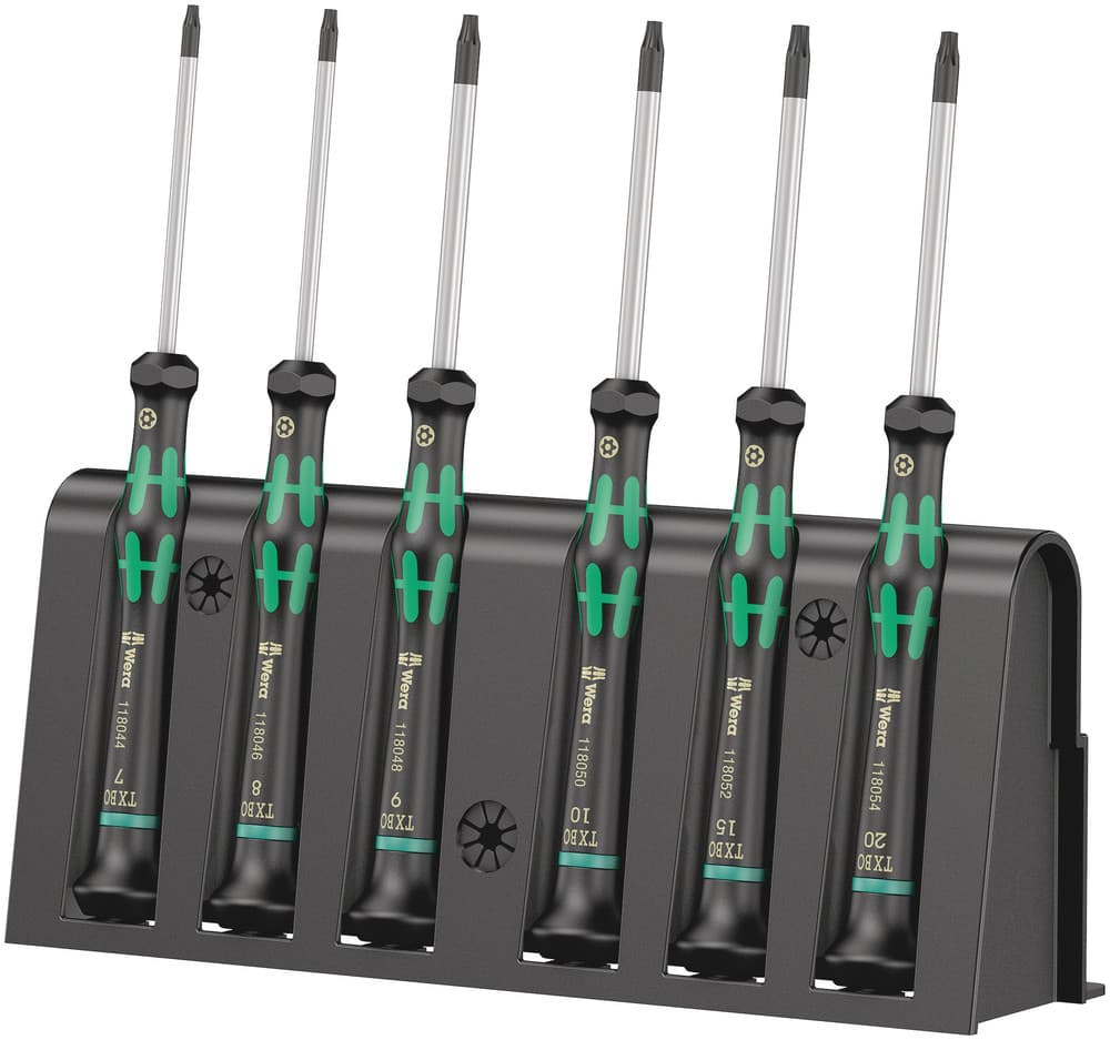 Wera 2067/6 TORX® BO set odvijača i stalak, za elektroničare, 6 komada, 05118154001