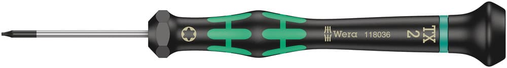 Wera 2067 TORX® odvijač za elektroničare, TX 2 x 40 mm, 05118036001