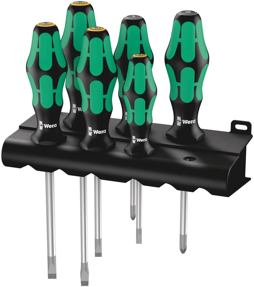 Wera 334/355/6 Set odvijača Kraftform Plus Lasertip, 6 komada, 05105656001