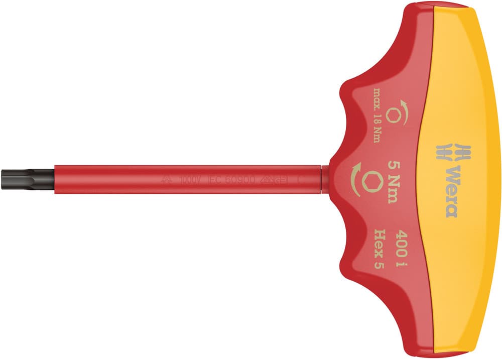 Wera 400 i VDE Hex izolovan indikator obrtnog momenta, 5 x 5,0 nm, 05004981001