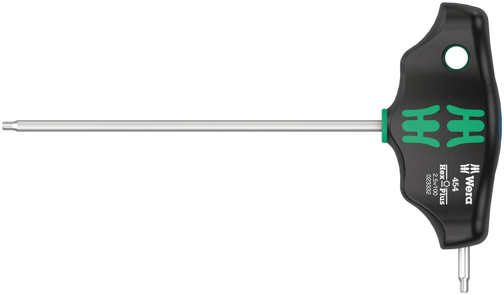 Wera 454 Hex-Plus odvijač sa T-ručkom šestougaoni, 2,5 x 100 mm, 05023332001