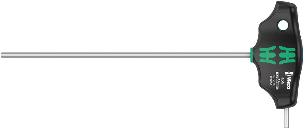 Wera 454 Hex-Plus Imperial odvijač sa T-ručkom, 7/64" x 150 mm, 05023358001