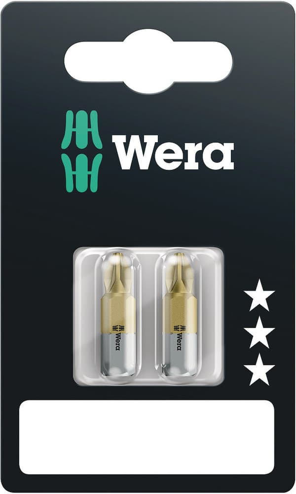 Wera  855/1 TiN bit, PZ 2 x 25 mm, 2 komada, 05073517001
